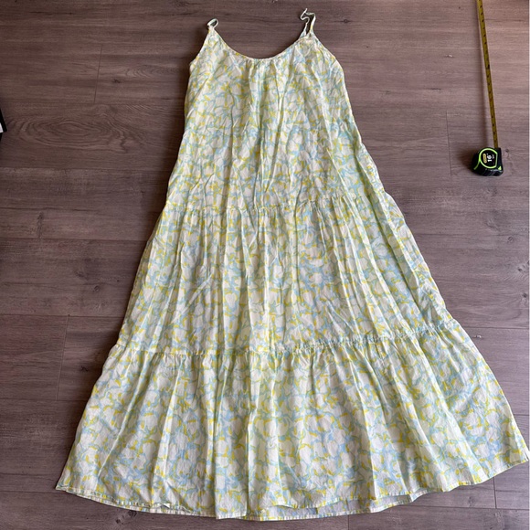 Olivia James The Label - maxi dress - size small - yellow, light blue and cream - Picture 3 of 5